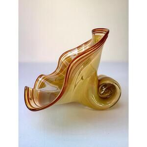 Signed Studio Art Glass Sculpture by Mariusz Rynkiewicz